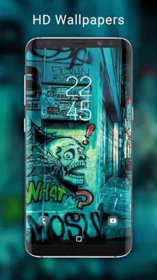 Graffiti colourful SMS theme android App screenshot 0